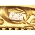 RAR : Splendid pandant porte-monnaie Art Nouveau | laminare cu aur " Double " | Franța cca.1890